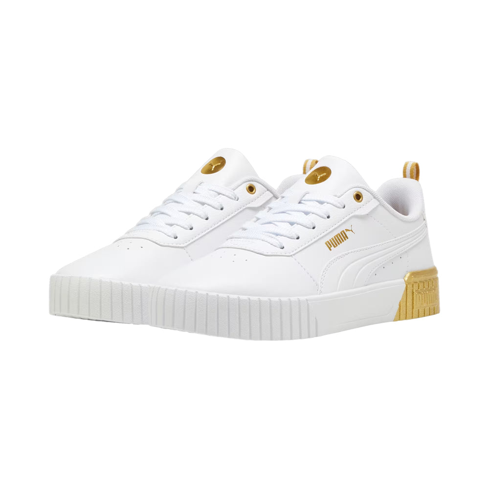 Tenis Puma para Mujer Carina 2.0 Metallic Dream Blanco-Dorado