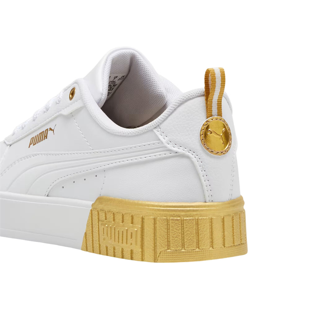 Tenis Puma para Mujer Carina 2.0 Metallic Dream Blanco-Dorado