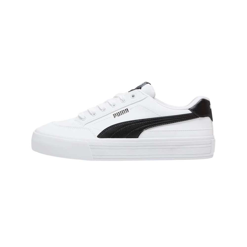 Tenis Puma para Hombre Court Classic Vulc Blanco-Negro