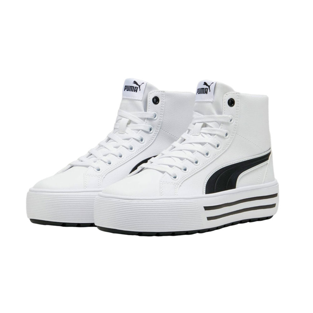 Tenis Puma para Mujer Kaia 2.0 Mid SL Blanco-Negro