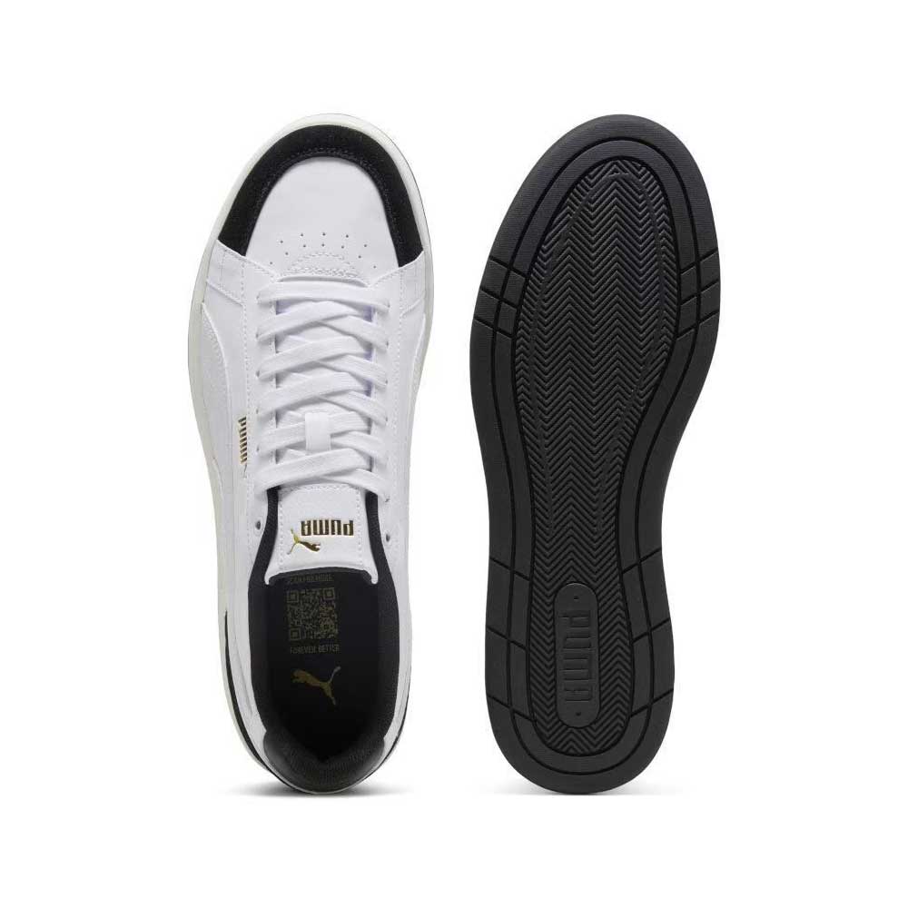 Tenis Puma Unisex Court Classico Blanco-Negro