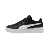 Tenis Puma para Niña Carina 3.0 Jr Negro-Blanco