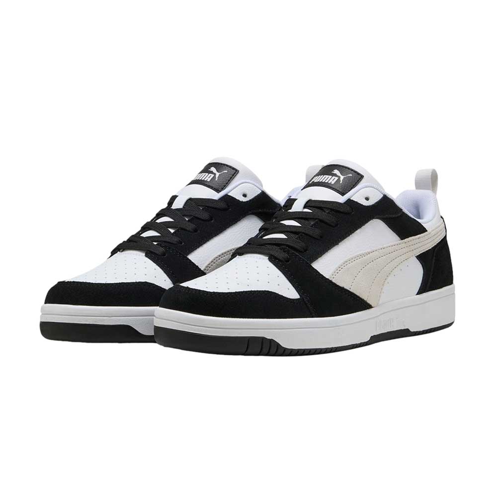 Tenis Puma para Hombre Rebound V6 Low SD Negro-Gris