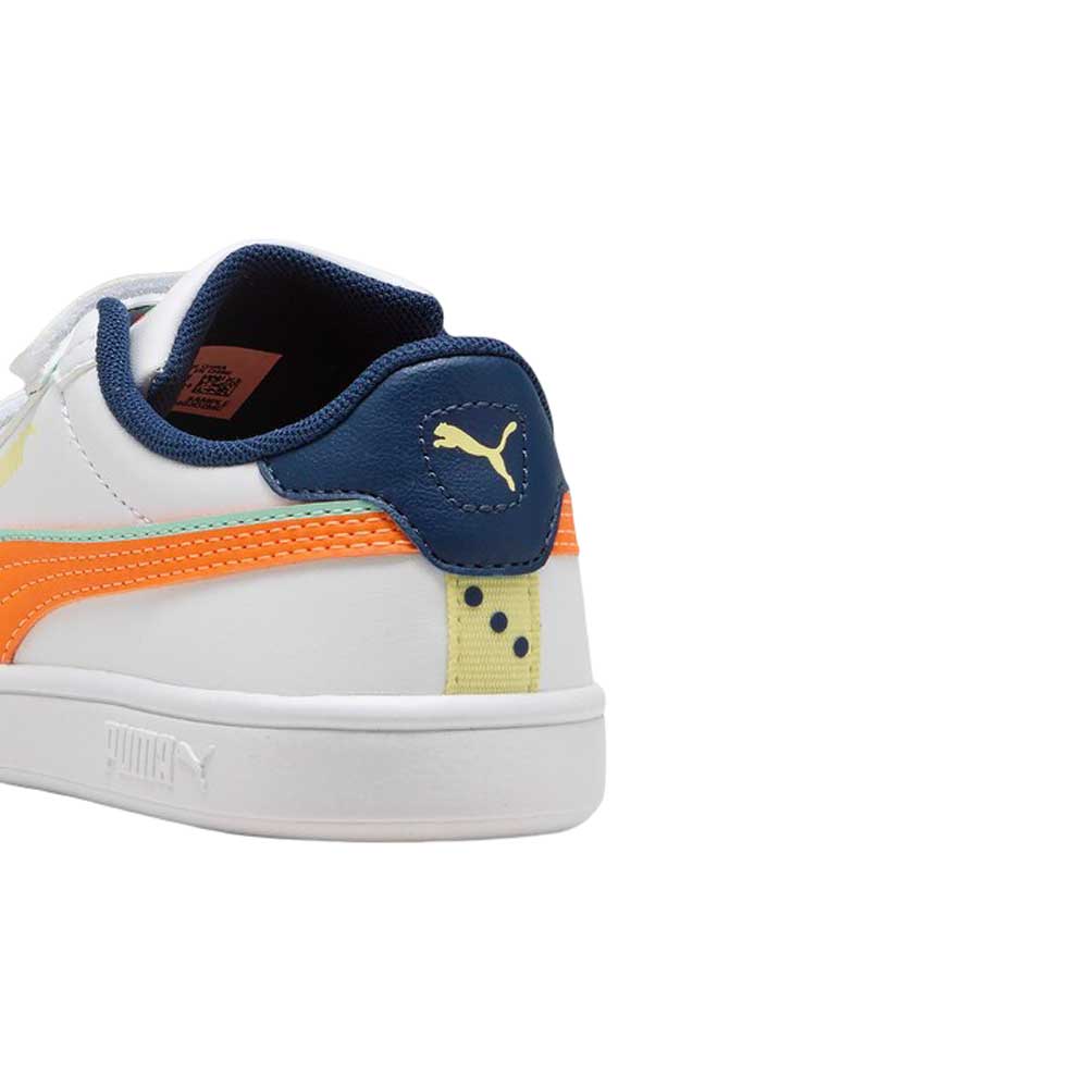 Tenis Puma para Niño Smash 3.0 Playdate PS Blanco