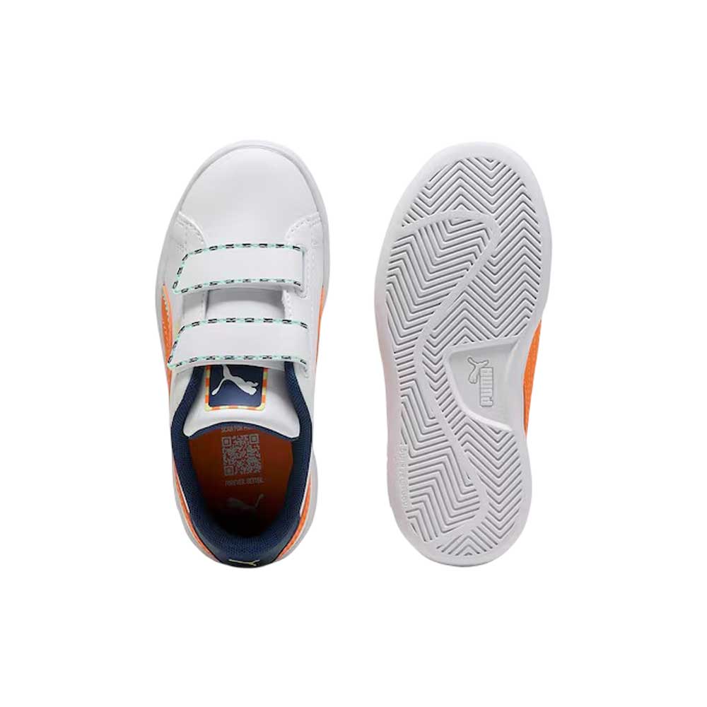 Tenis Puma para Niño Smash 3.0 Playdate PS Blanco