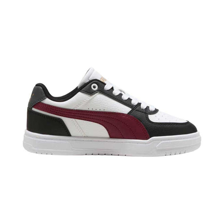 Tenis Puma para Niño Caven III Blanco-Negro-Rojo