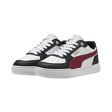 Tenis Puma para Niño Caven III Blanco-Negro-Rojo