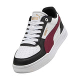 Tenis Puma para Niño Caven III Blanco-Negro-Rojo
