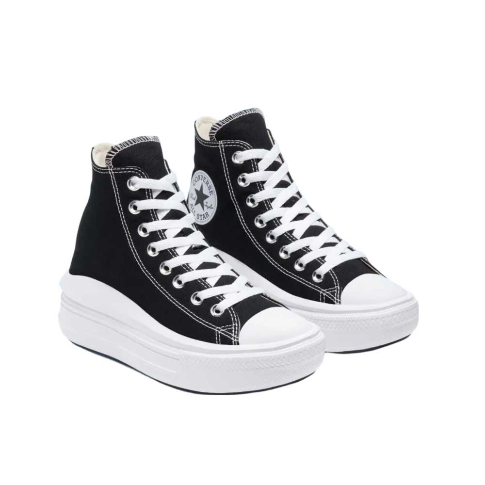 Tenis Converse para Mujer Plataforma Move Bota de Lona Negro