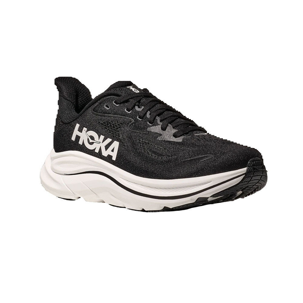 Tenis Hoka para Mujer Clifton 10 Negro-Blanco