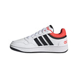 Tenis Adidas Niño Hoops 3.0 K GZ9673 Blanco Negro