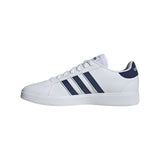 Tenis Adidas Unisex Grand Court Base 2.0 ID1183 Blanco Azul