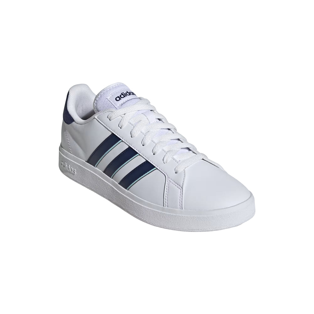 Tenis Adidas Unisex Grand Court Base 2.0 ID1183 Blanco Azul