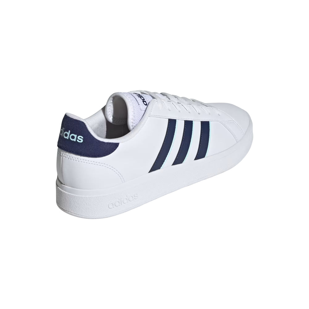 Tenis Adidas Unisex Grand Court Base 2.0 ID1183 Blanco Azul