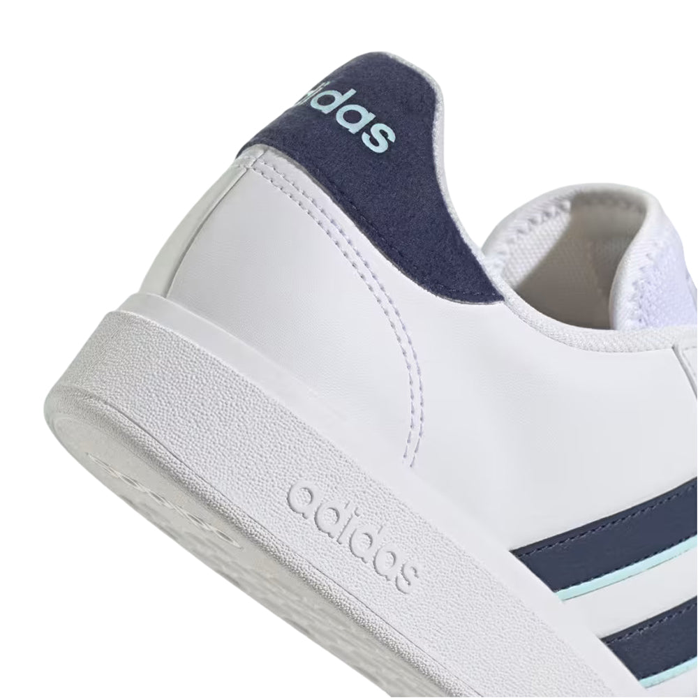 Tenis Adidas Unisex Grand Court Base 2.0 ID1183 Blanco Azul