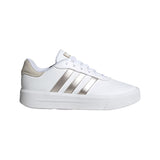 Tenis Adidas Mujer Court Platform ID3398 Blanco