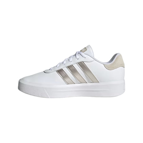 Tenis Adidas Mujer Court Platform ID3398 Blanco