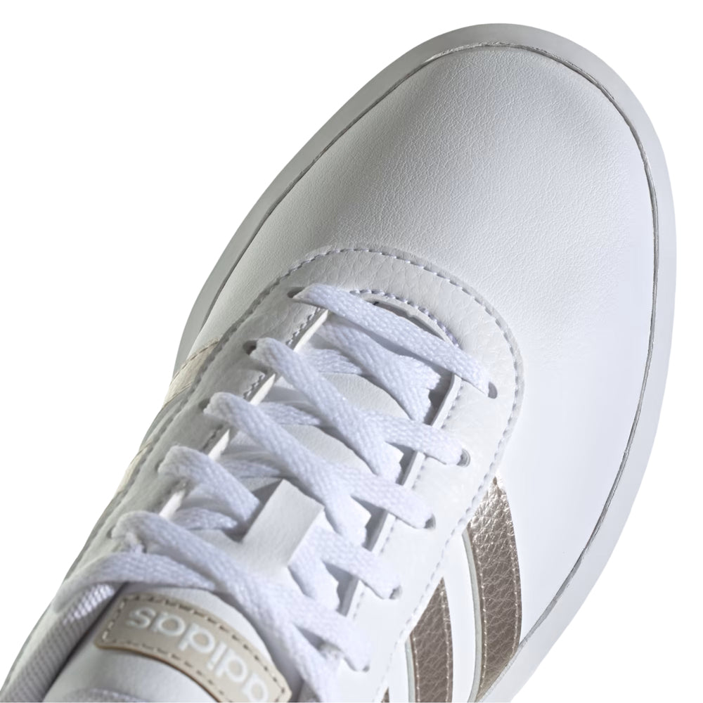 Tenis Adidas Mujer Court Platform ID3398 Blanco