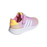 Tenis Adidas Niño Lite Racer 3.0 El K ID3398 Rosa Blanco