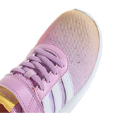 Tenis Adidas Niño Lite Racer 3.0 El K ID3398 Rosa Blanco