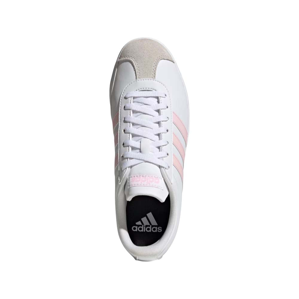 Tenis Adidas Mujer Vl Court Base ID3717 Blanco Rosa