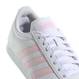 Tenis Adidas Mujer Vl Court Base ID3717 Blanco Rosa