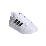 Tenis Adidas Mujer Grand Court Platfor IE1092 Blanco Negro