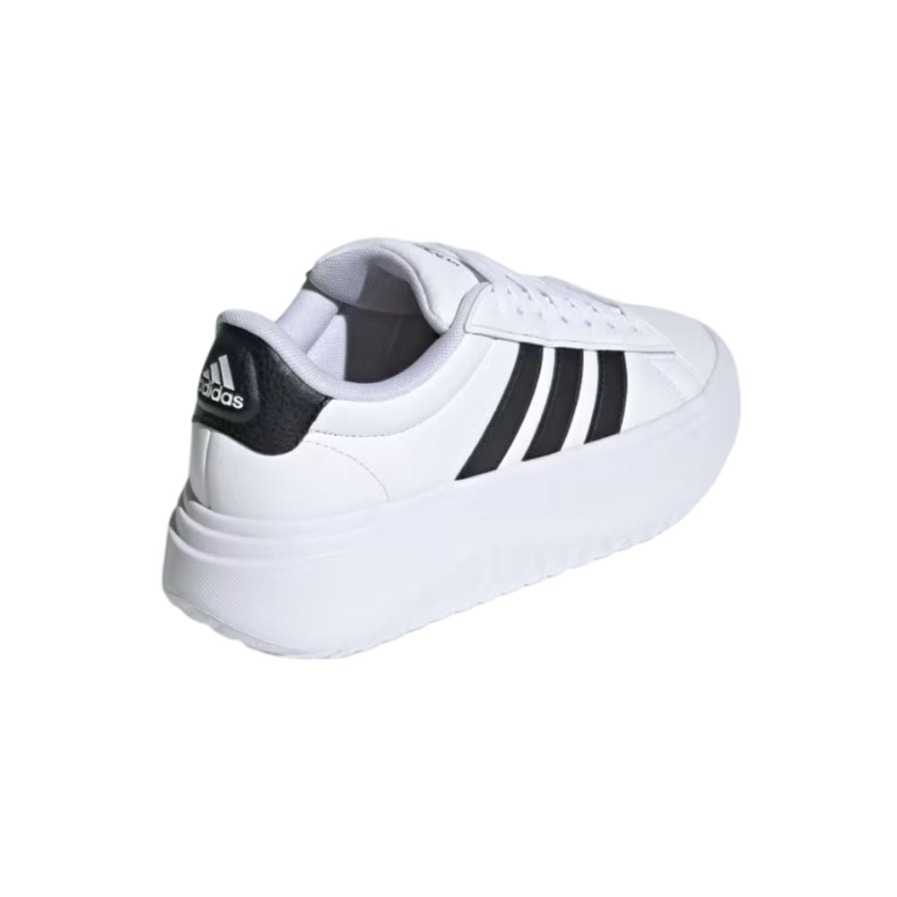 Tenis Adidas Mujer Grand Court Platfor IE1092 Blanco Negro