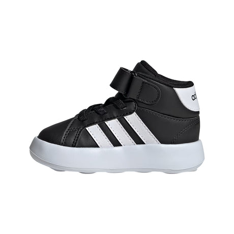 Tenis Adidas Niño Grand Court Mid I IE3867 Negro Blanco