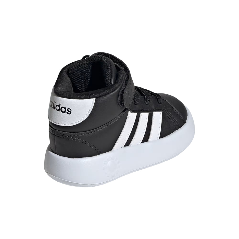 Tenis Adidas Niño Grand Court Mid I IE3867 Negro Blanco