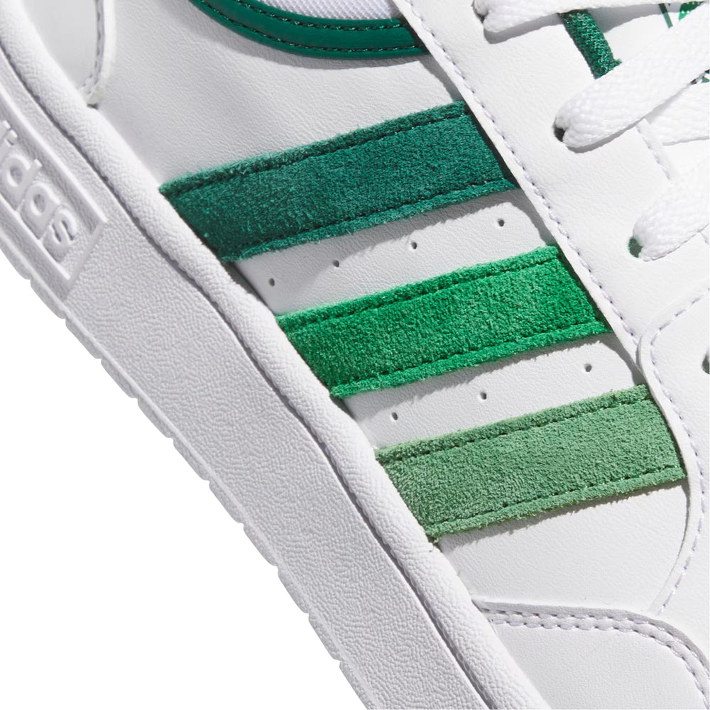 Tenis Adidas Hombre Hoops 3.0 Low IH0156 Blanco Verde