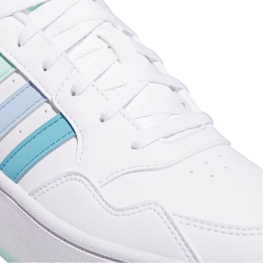 Tenis Adidas Hombre Hoops 3.0 Bold W IH0183 Blanco Verde