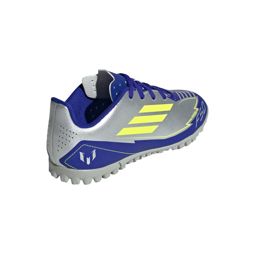 Tenis Adidas Niño Unisex F50 Club Tf J Messi IH0923 Metalico Azul