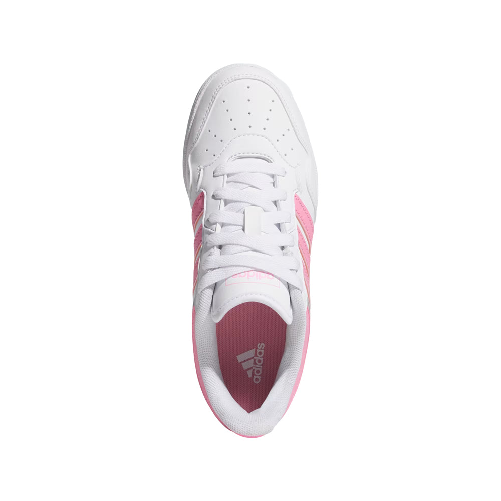 Tenis Adidas Niño Hoops 4.0 J JI0900 Blanco Rosa