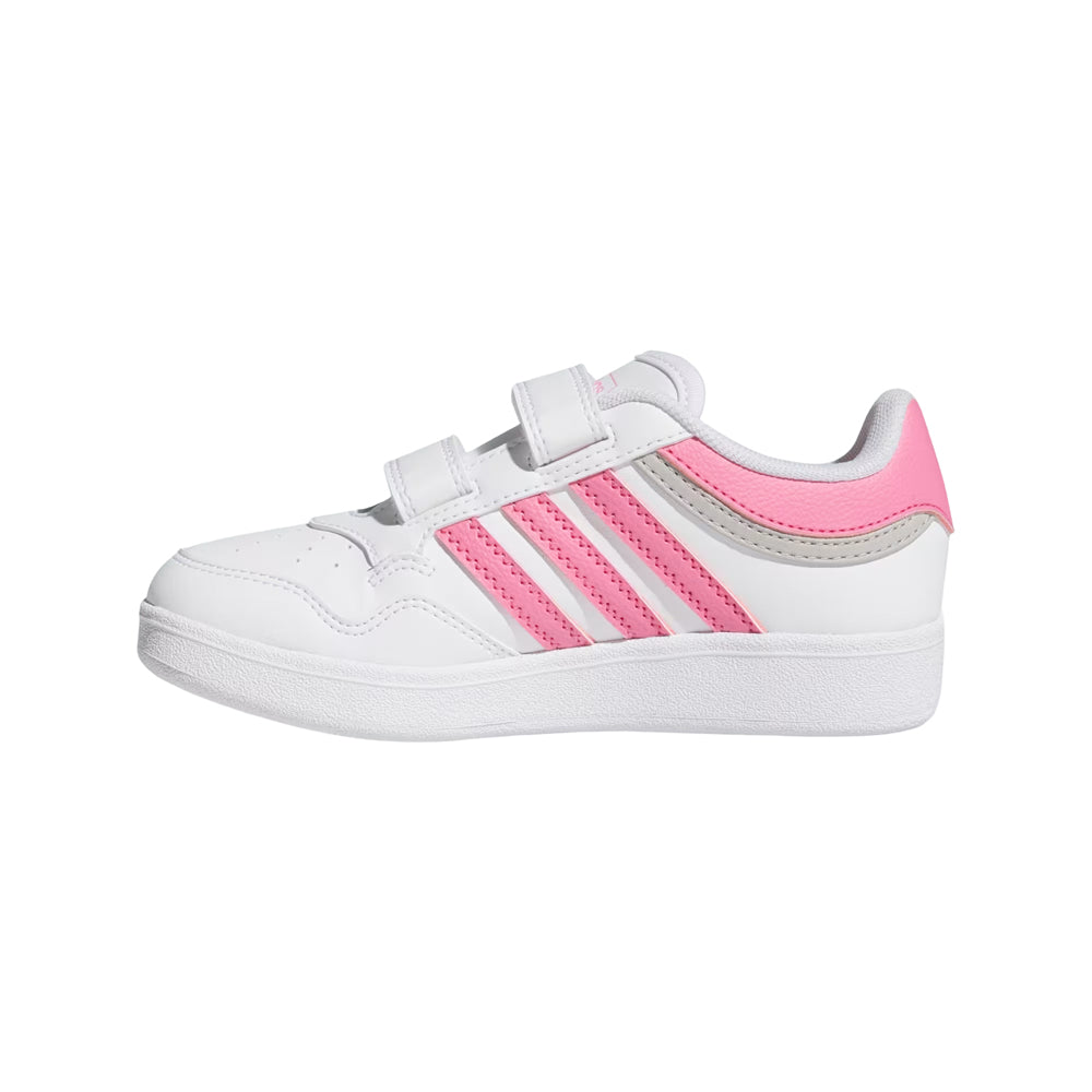 Tenis Adidas Niño Hoops 4.0 Cf C JI0907 Blanco Rosa