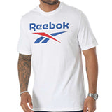 Playera Manga Corta Reebok para Hombre Identity Big Logo Tee Blanco