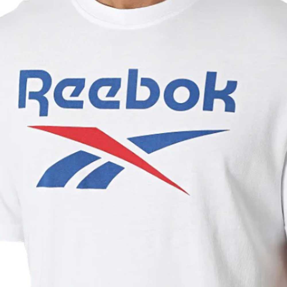 Playera Manga Corta Reebok para Hombre Identity Big Logo Tee Blanco