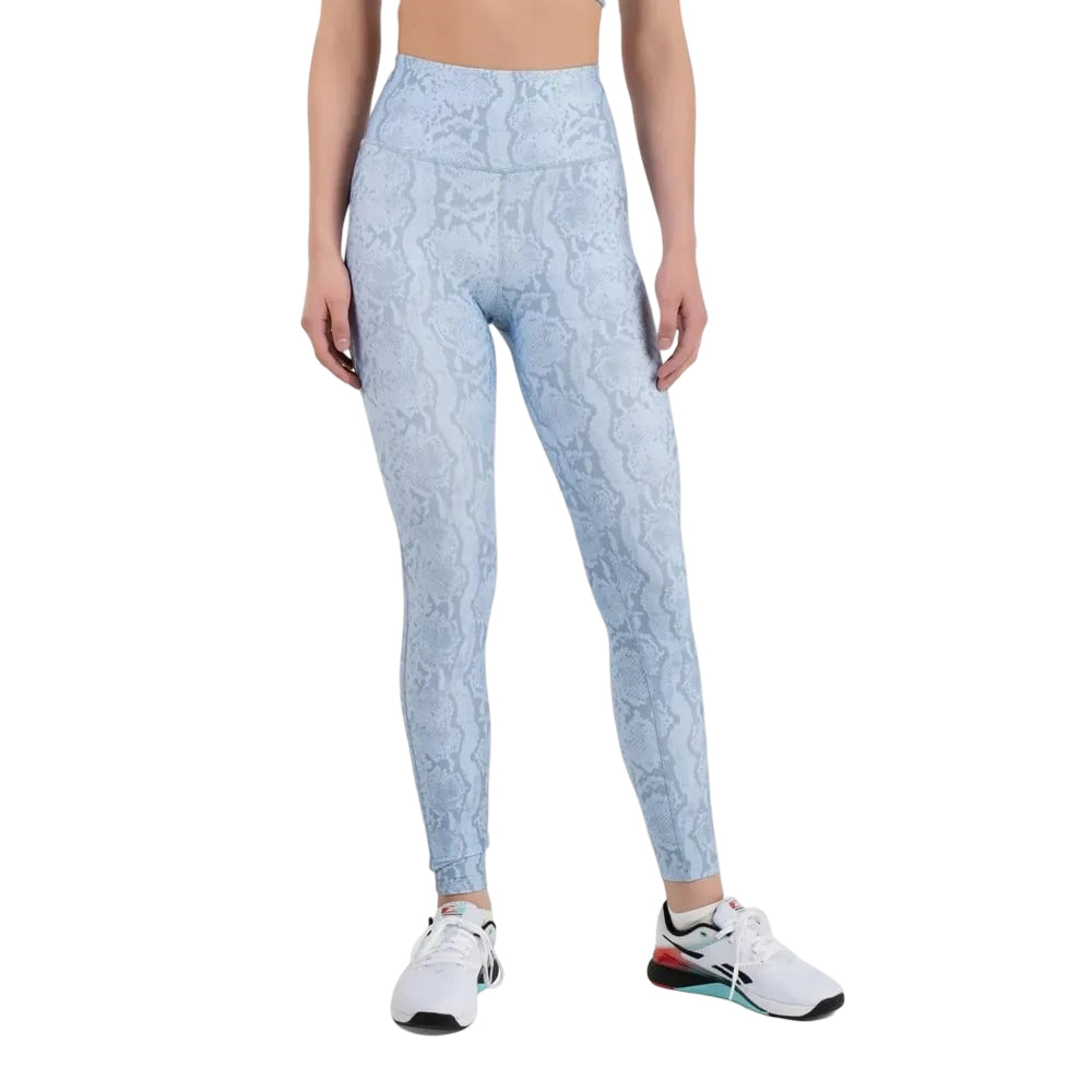 Legging Largo Reebok para Mujer Train AOP Tight Azul