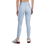 Legging Largo Reebok para Mujer Train AOP Tight Azul