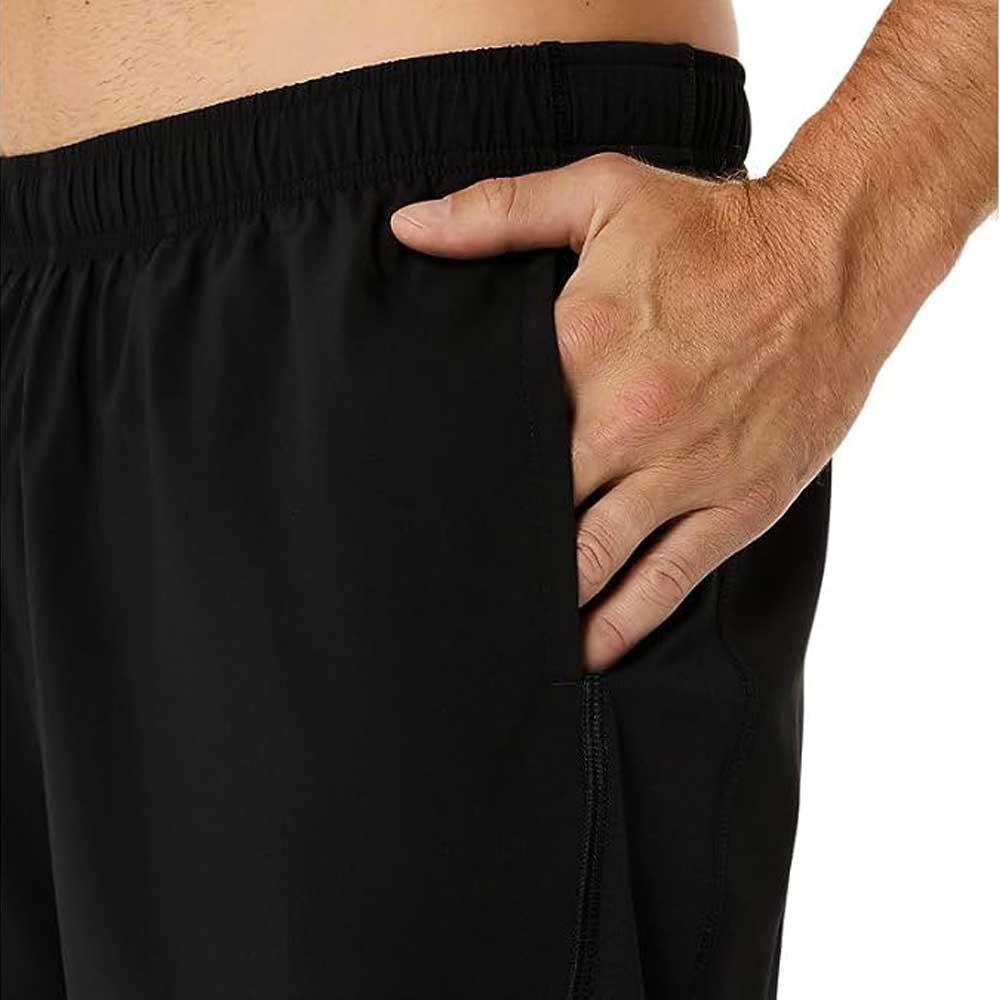 Short 2 en 1 Asics para Hombre Silver 2in1 7 pulgadas Short Negro