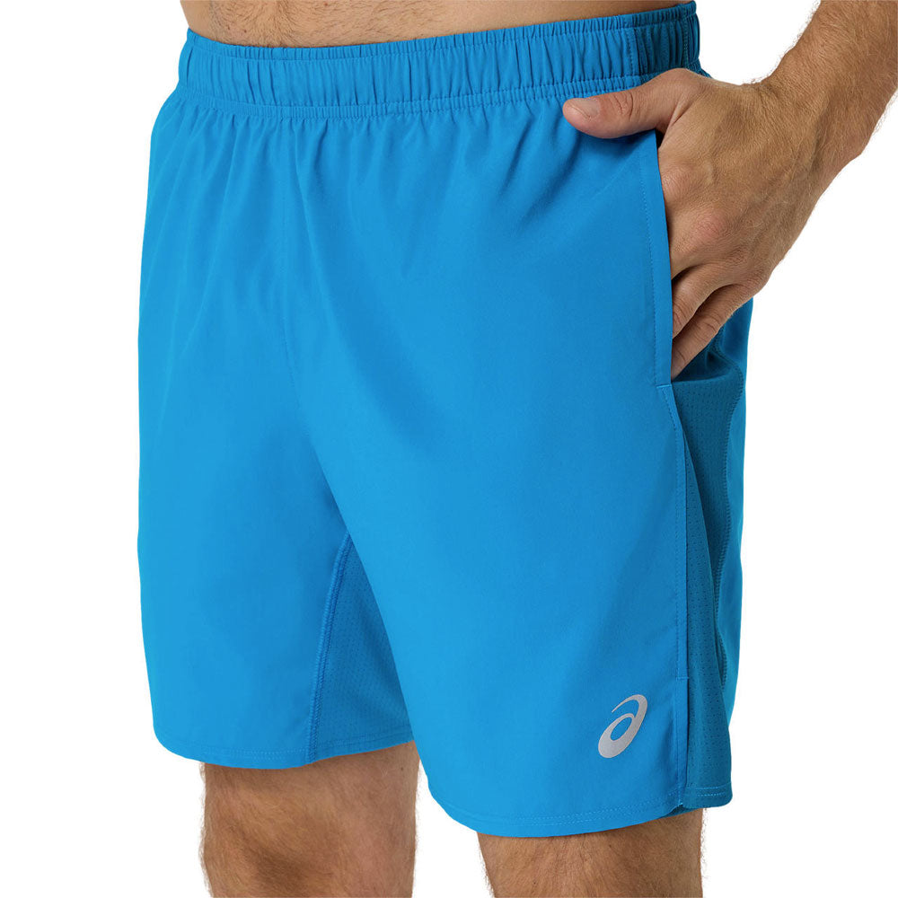 Short 2 en 1 Asics para Hombre Silver 2in1 7 pulgadas Short Azul