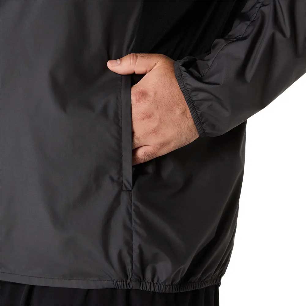 Rompevientos Asics para Hombre Silver Jacket Negro