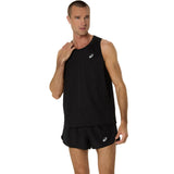 Playera Sin Mangas Asics para Hombre Silver Singlet Negro