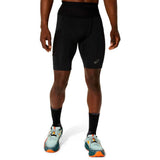 Short Largo Asics para Hombre Fujitrail Elite Sprinter Negro