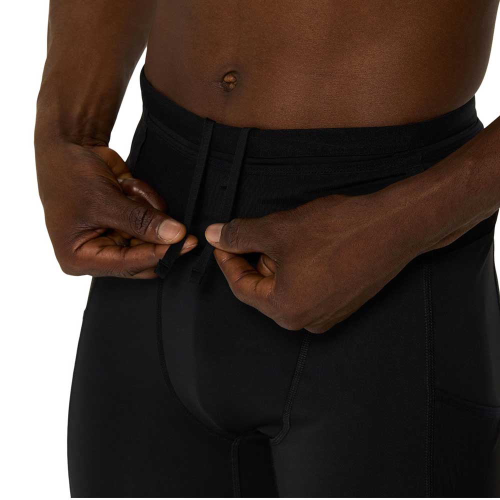 Short Largo Asics para Hombre Fujitrail Elite Sprinter Negro
