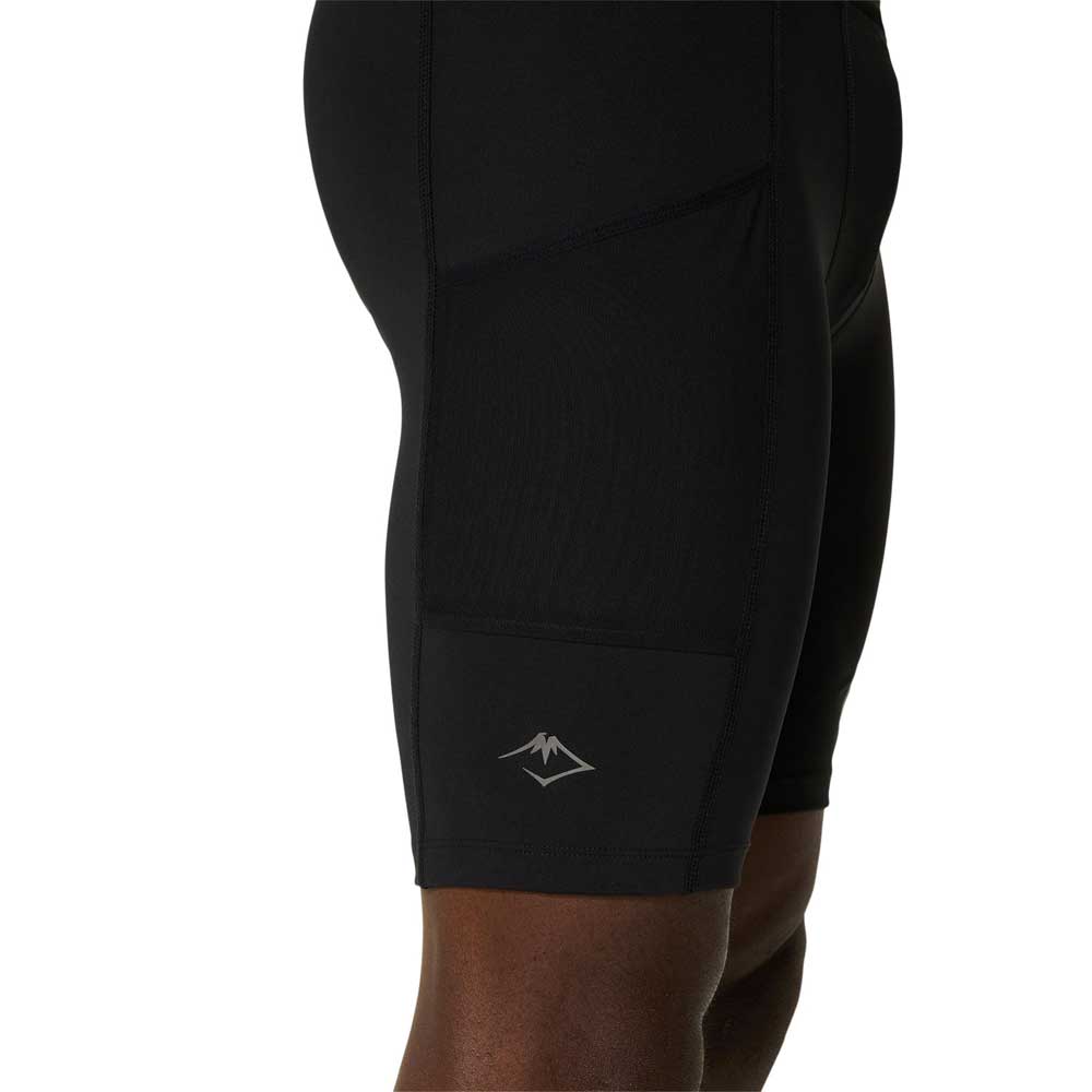 Short Largo Asics para Hombre Fujitrail Elite Sprinter Negro