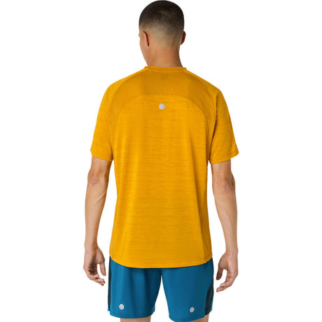 Playera Manga Corta Asics para Hombre Road SS Top Naranja
