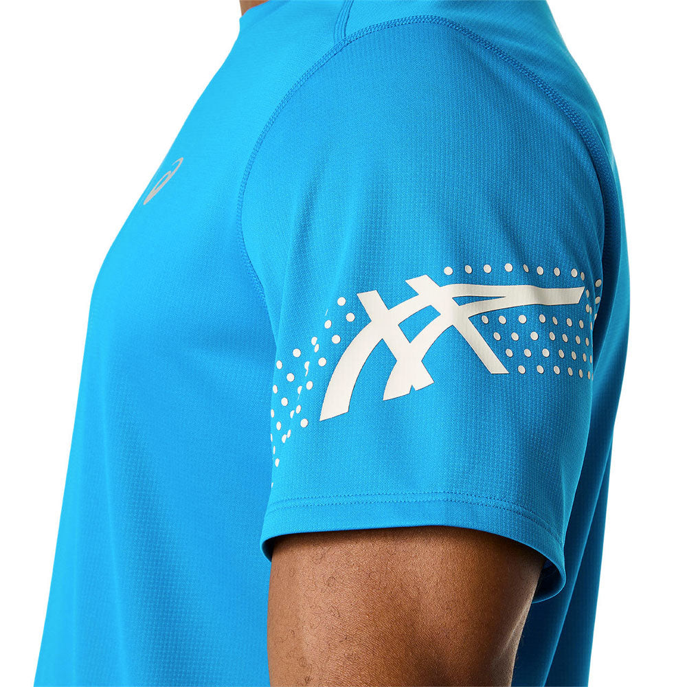 Playera Manga Corta Asics para Hombre Icon SS Top Azul
