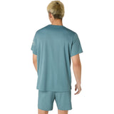 Playera Manga Corta Asics para Hombre Icon SS Top Azul
