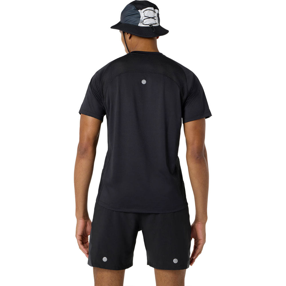 Playera Manga Corta Asics para Hombre Road Fade SS Top Negro